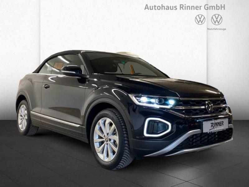 VW  T-Roc Cabriolet Style 1,5l 110KW DSG ACC keyless, Deep Black Perleffekt