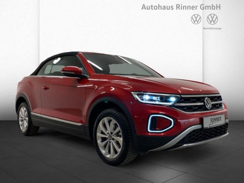 VW  T-Roc Cabriolet Style 1,5 TSI 110KW DSG Navi ACC, Kings Red Metallic