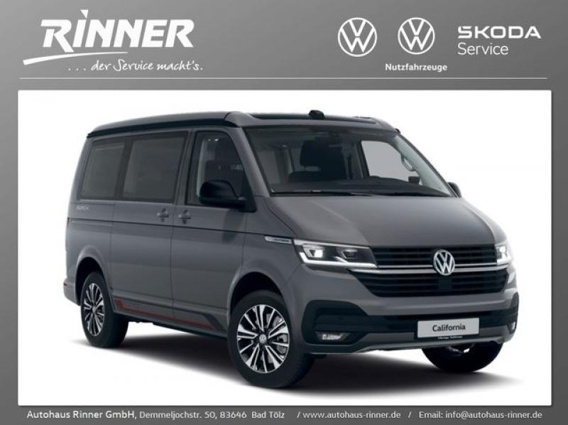 VW  T6.1 California Beach Edition 2,0l TDI 110kW DSG, Indiumgrau Metallic